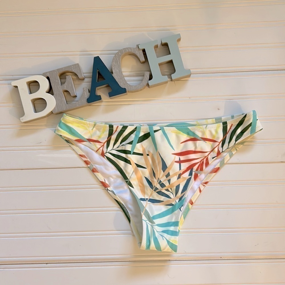 CUPSHE Floral Print Bikini Bottoms | SIZE L